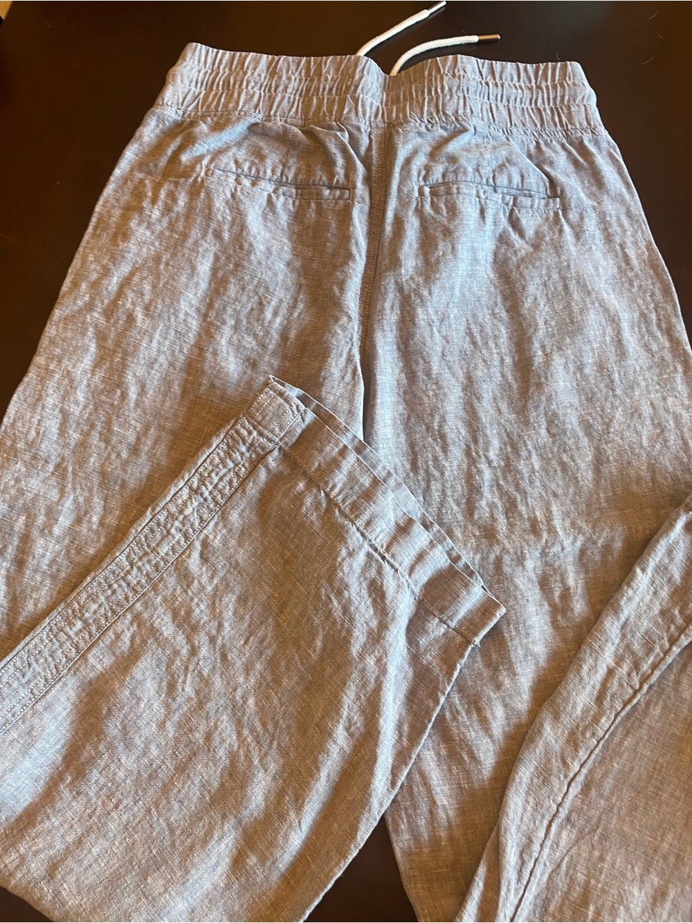 Athleta Linen Cabo Wide Leg pant - Sz 4 - Picture 7 of 8